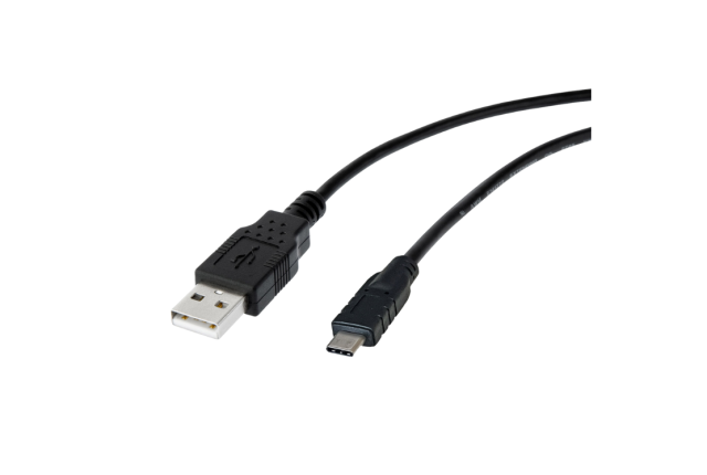 USB 3, standard cable, straight, 1/2 m